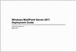 Windows MultiPoint Server 2011 Build Document